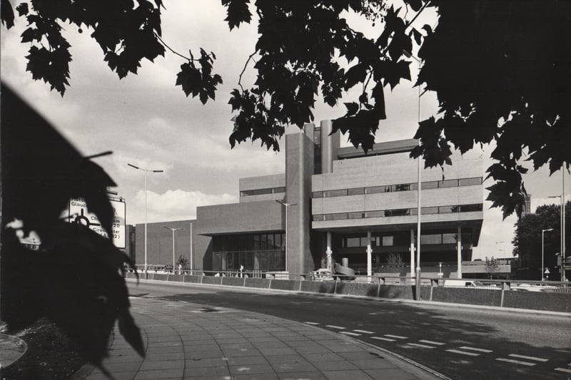 The award-winning Bristol United Press building on Temple Way when it first opened in 1974