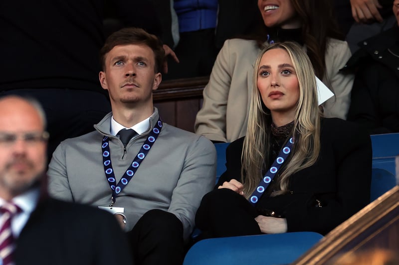 New Rangers signing Kieran Dowell watches the action unfold at Ibrox.