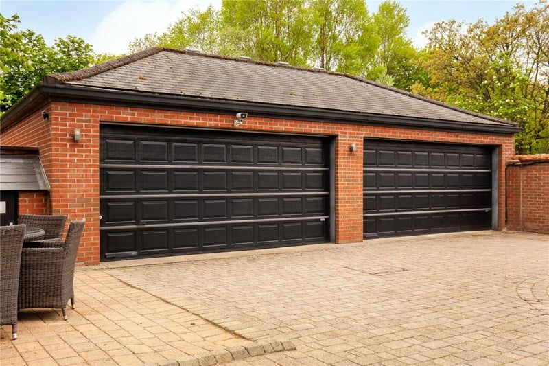 The home comes with a double garage, for double the amount of cars!