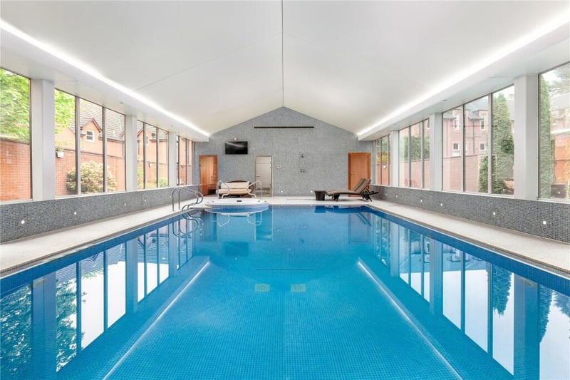 The property comes with a large swimming pool complex!