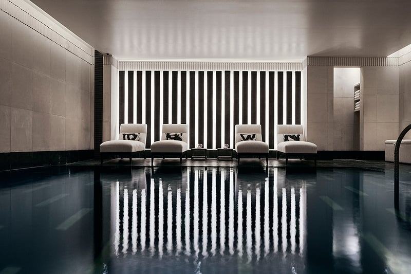 The Aman Spa at The Connaught lies beneath the hotel’s elegant lobby. The spa offers holistic massages, a black granite pool and meditation classes and a waterfall. It also offers four signature treatment journeys reflecting traditional rituals of renewal from China, Thailand, India and the Americas.