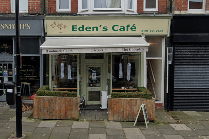 Eden’s Cafe, on Park View in Whitley Bay, has a Google rating of 4.7 from 199 reviews.