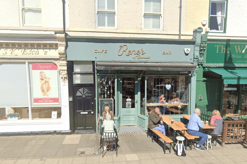 Rene’s of Tynemouth, on Front Street in Tynemouth, has a Google rating of 4.5 from 215 reviews.