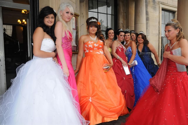 Gowns of all colours in this great photo from 2011.