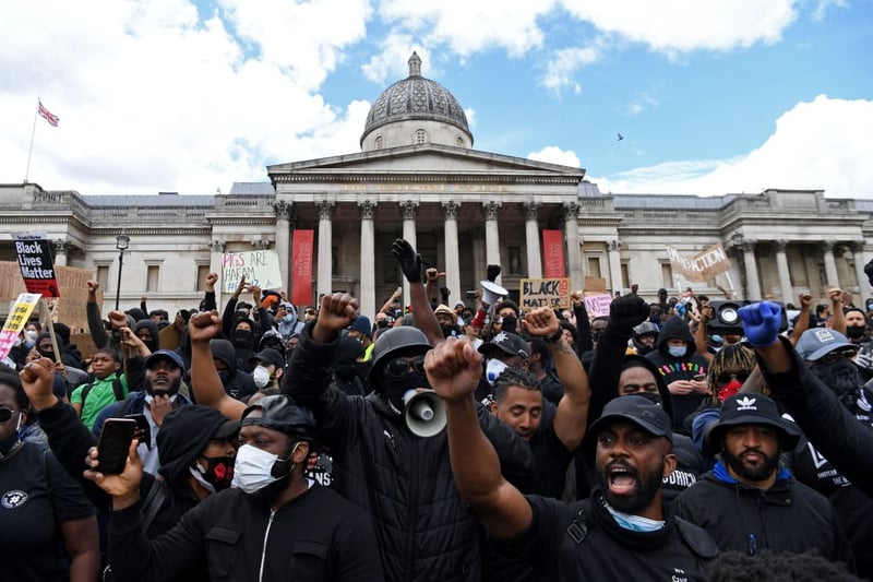 Several mass protests took place in London over the summer of 2020.