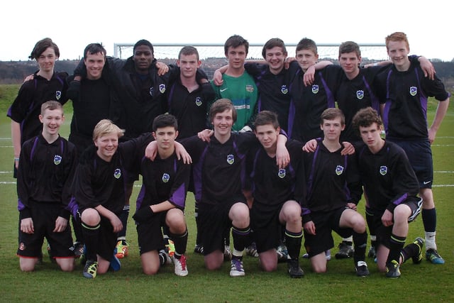 The Castle View under-15 team in 2012. Plenty of faces to identify here.