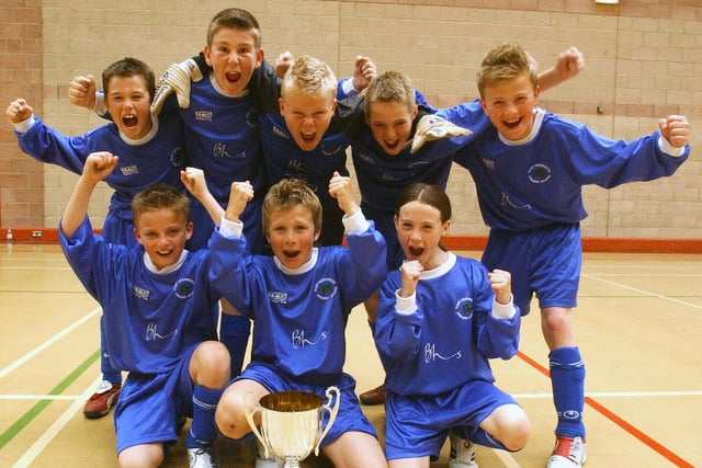 A 2004 look at the East Herrington Primary School team which won the Brazilian Soccer School Tournament at the Seaburn Centre.
