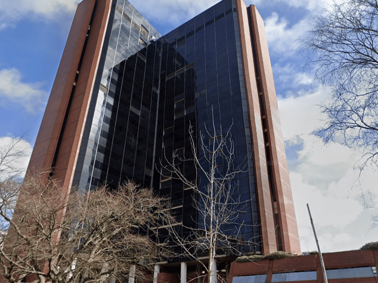 The Five Ways Tower was built in 1979, located by the corner of Frederick Road and Islington Road. The building has been vacant since 2005 after the workforce in the building at the time suffered from ill health due to poor ventilation.
In the past the building has been too expensive to refurbish and the tower remains derelict today