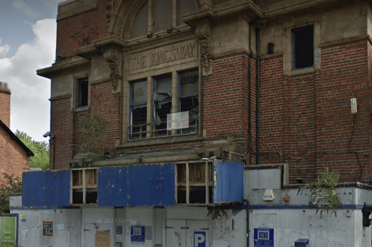 The Kingsway was destroyed in a fire in 2011. It operated as a cinema until 1980 and was used as a bingo hall in 2007. In 2020, a pop up cinema screening events were held outside the cinema. Much of the building was demolished in the fire,but plans were revealed last year to revamp the site and turn it into a cinema again with a restaurant - but as it stands, the building remains closed today.  As you can see it's currently in a sorry state, and many residents want to see the cinema saved and restored to its former glory