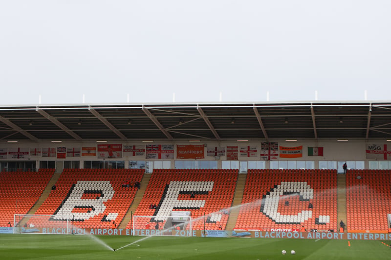 The cheapest season ticket at Blackpool is £289 with the most expensive at £549.