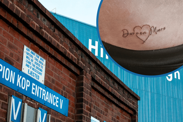 Wayne Hinchliffe ended up with Darren Moore’s name tattooed on his bum after a tweet before Sheffield Wednesday’s semifinal.