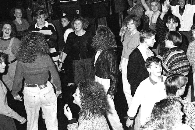 Teenager night at Bentleys in 1989.