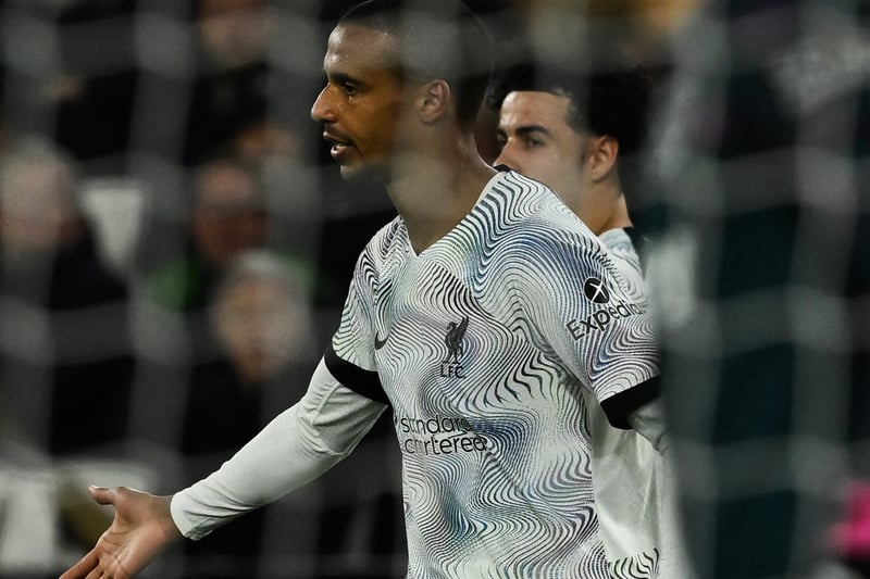 Not his best performance, Matip struggled in his first appearance for over a month.