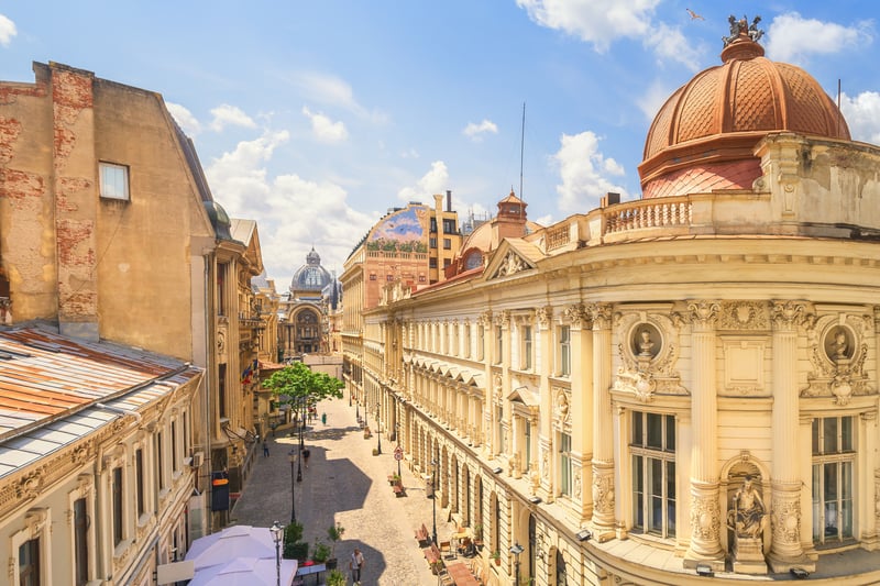 In Bucharest in Romania the average monthly rent for a one bedroom apartment is €520. Image: Adobe