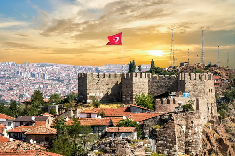 Ankara has the cheapest average monthly rent in Europe. A one bed apartment in the capital city of Turkey costs €210. Image: Adobe
