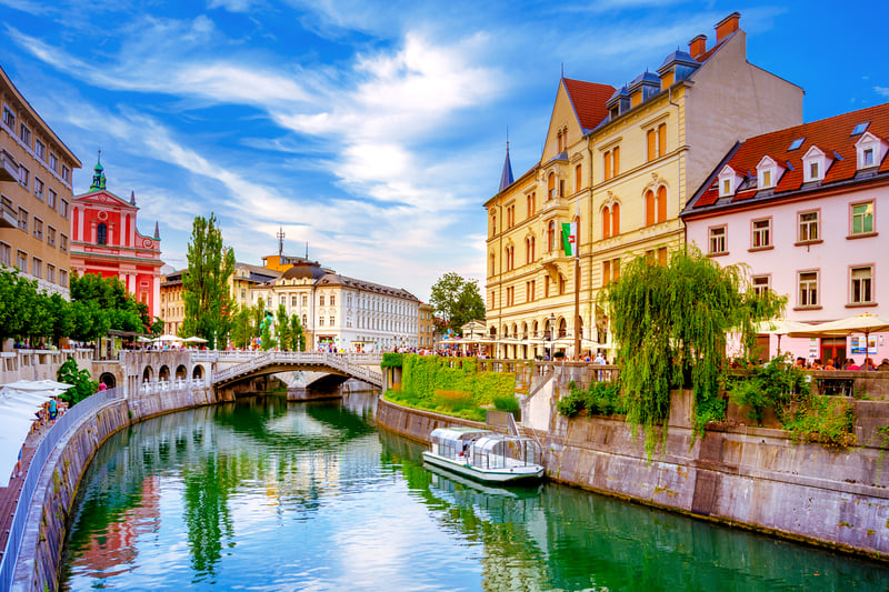 In Ljubljana in Slovenia the average monthly rent for a one bedroom apartment is €700. Image: Adobe
