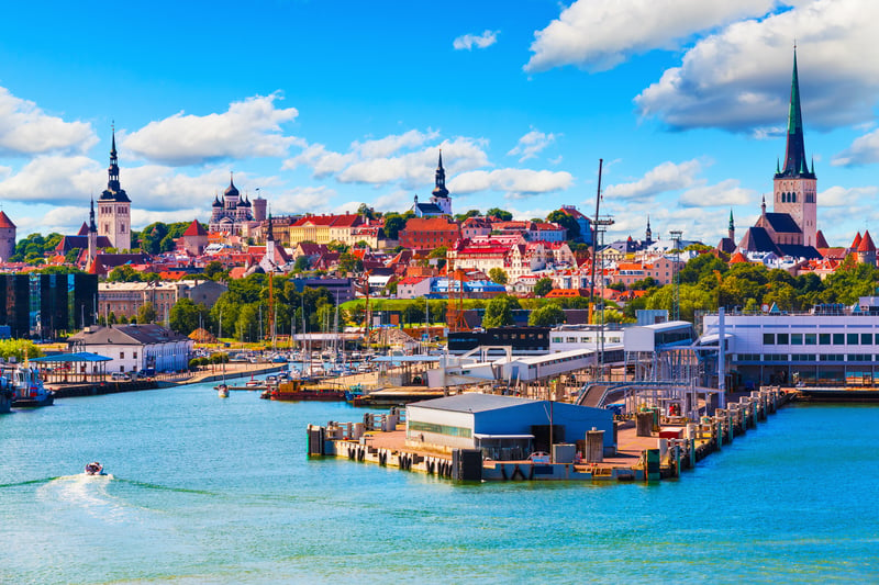 In Tallinn, Estonia, the average monthly rent for a one bedroom apartment is €730. Image: Adobe