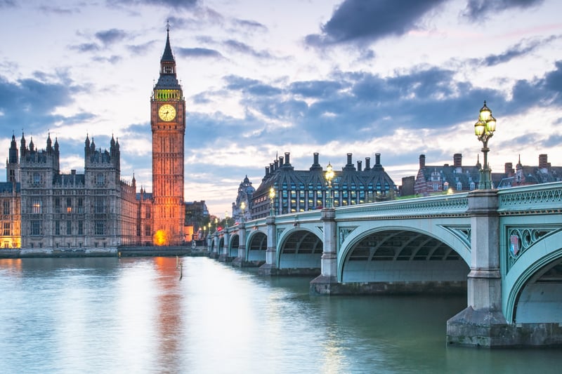 London also makes the cut for being one of Europe’s most expensive cities. A one bedroom apartment in the metropolis will set you back a monthly average of €2,050. Image: Adobe