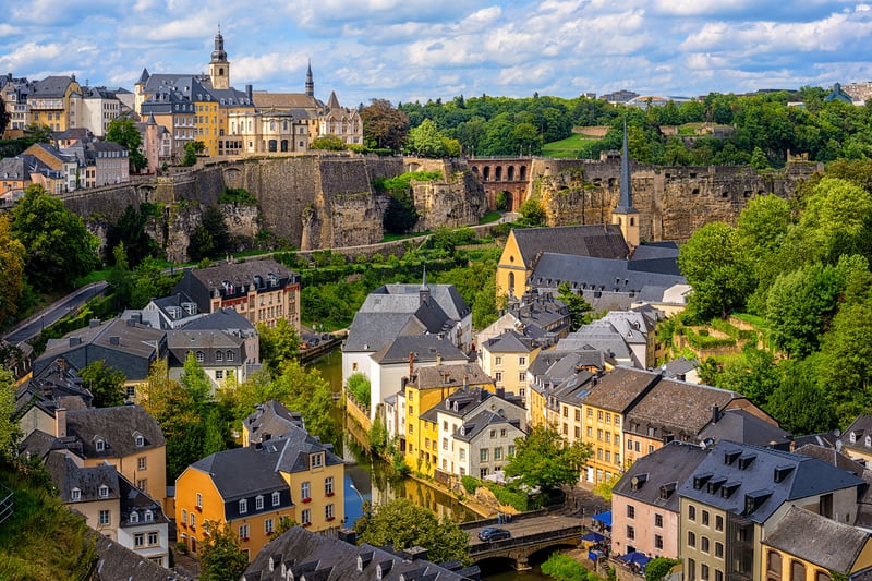 Luxembourg also has similarly high rents – a one bedroom apartment here also costs €1,800 a month. Image: Adobe