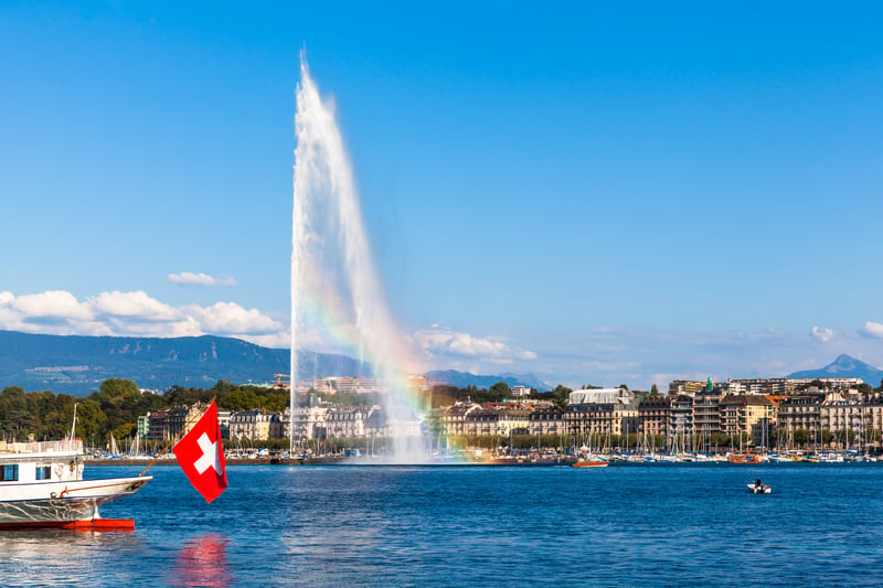 With headquarters including the United Nations and the Red Cross, Geneva in Switzerland is the most expensive city in Europe to rent a one bedroom apartment. The average monthly rent for a home in this city is €2,100. Image: Adobe