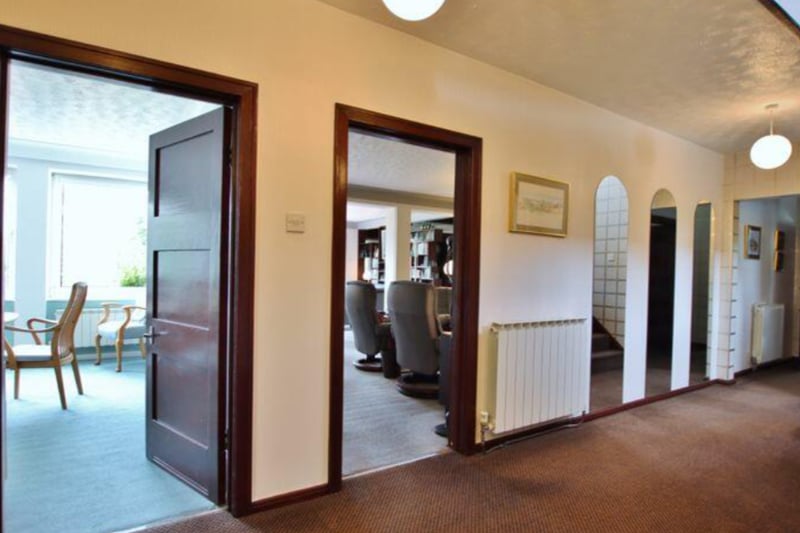 The property has several reception rooms.
