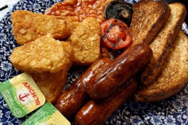 More than one reader suggested Wetherspoons. There are several throughout Greater Manchester, so perfect if you’re stuck for choices but craving a fry up. 
