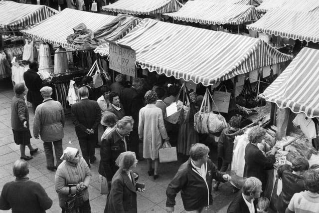 South Shields Market, which still operates to this day, in 1982.