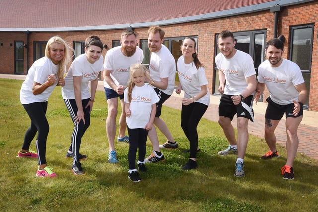 Volunteers, Nichola Maclennan, Becca Cook, Andy Malone, Jack Richardson, Emily Ferries, Liam Evans, Sean Bellon and Harriet Hill were taking part in the Great North Run in 2015 for Grace House.