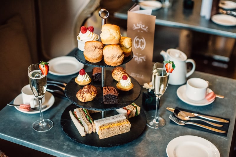 Afternoon tea is served daily at The Corinthian. Their selection of treats include cakes, savoury canapes, scones and sandwiches with them also having the option of a vegan selection. 