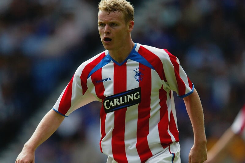 Opted for a lucrative Rangers move in 2001 despite Premier League offers. PSV snapped him up for £500k after winning a league title and a League Cup.