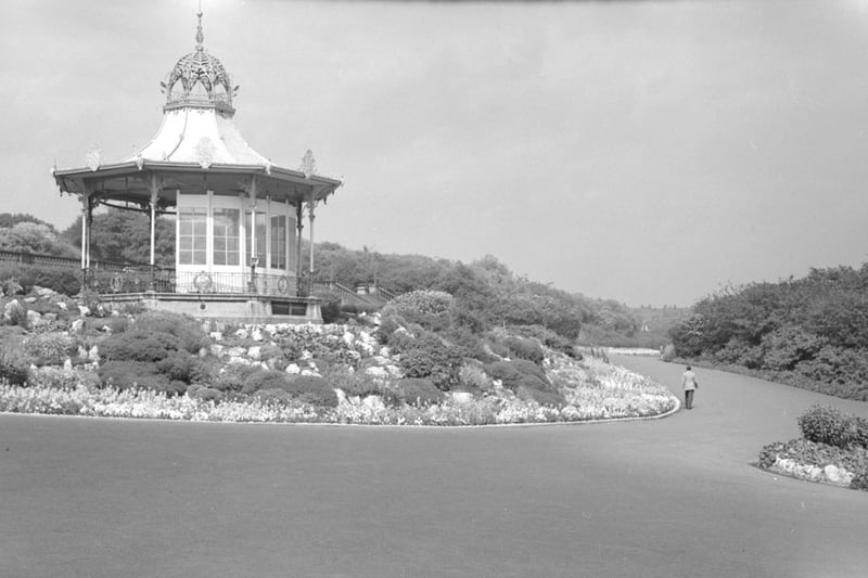 The Marine Park bandstand photographed in 1950.