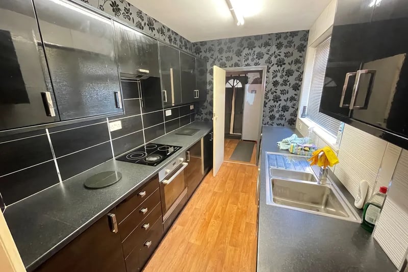 The property has a modern kitchen