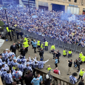 Sheffield Wednesday fans turned up in their thousands to cheer on their Owls heroes.