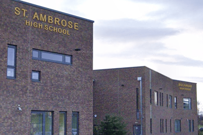 49% of students leave with 5 or more Highers.	St Ambrose is ranked #67 in Scotland and #3 in North Lanarkshire.