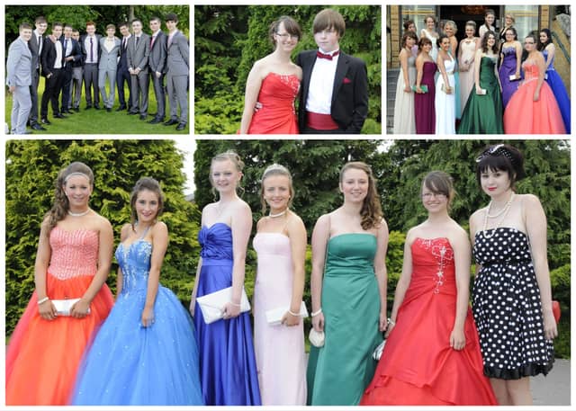 Retro scenes from the Venerable Bede prom of 2012.
