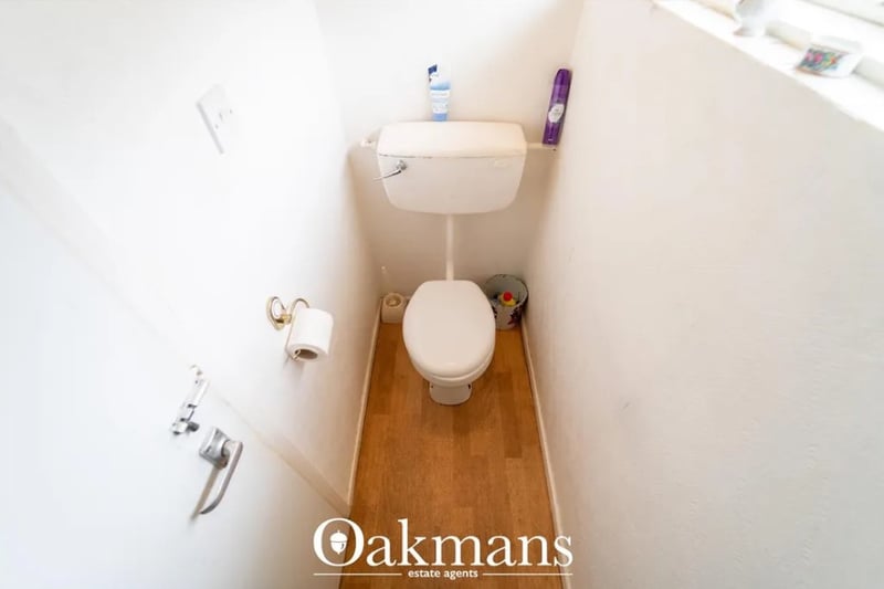 The property offers a seperate WC and bathroom