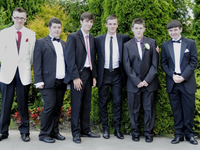 Their big day and look how suave they look.