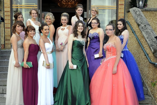 So many wonderful styles for the 2012 Venerable Bede prom.