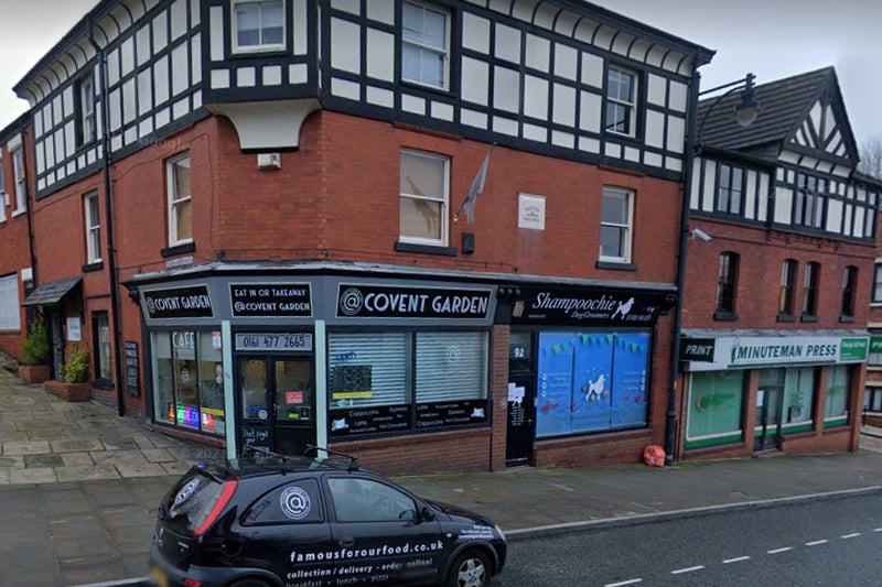 Covent Garden in Stockport has an all day breakfast menu. Their full English costs £8.35. Credit: Google Maps