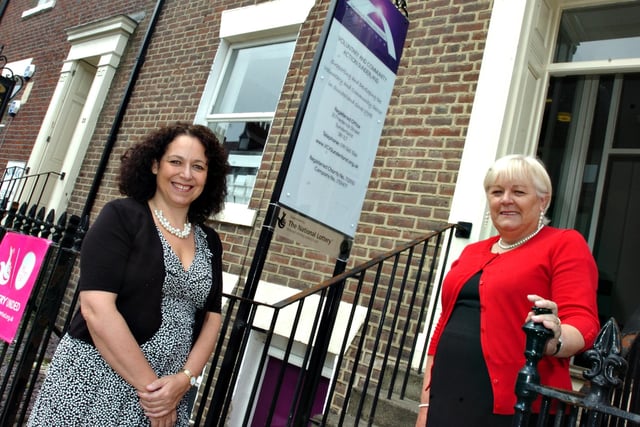 MP Julie Elliott MP officially opened the new Voluntary and Community Action Sunderland offices on Frederick Street in 2011. She is pictured with VCAS Chair Anne Morrison, right.