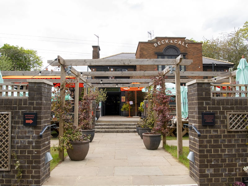 Beck & Call in Meanwood has a large and colourful beer garden perfect for enjoying a cold drink in the sun, according to YEP readers.