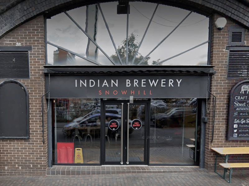The bar has a 4.5 rating from 2.1k reviews. One customer wrote: “Tasty selection of food and home brewed beer for a good price”