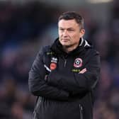 Sheffield United Paul Heckingbottom looks on during a match