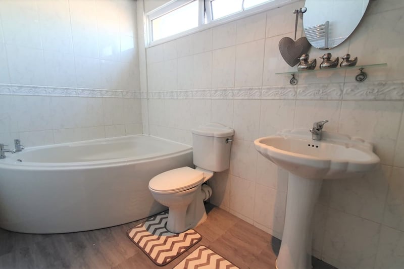 “The property features a modern family bathroom, equipped with contemporary fixtures and fittings. This bathroom offers a relaxing and functional space for all members of the household.”