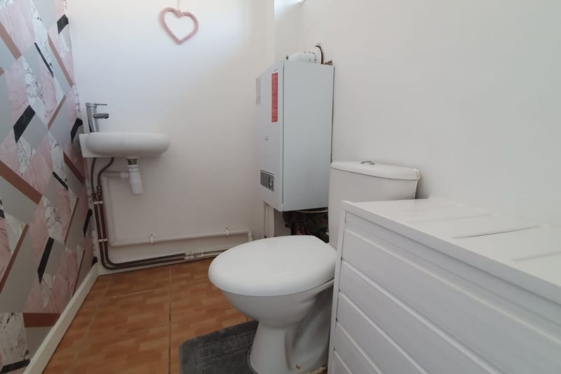 “Upon entering the house, you will find a convenient downstairs WC, providing an additional level of convenience and practicality,” the listing reads. “This is especially useful for guests and for avoiding the need to go upstairs during everyday activities.”