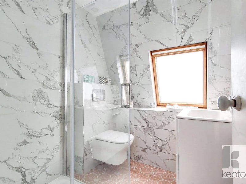The shower room on the third floor