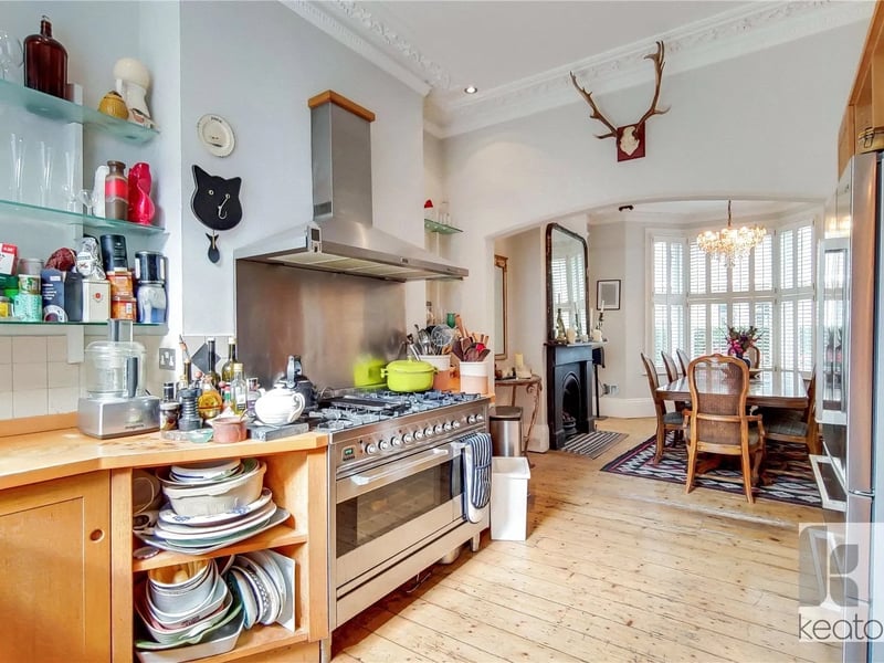 The kitchen/dining room on the ground floor