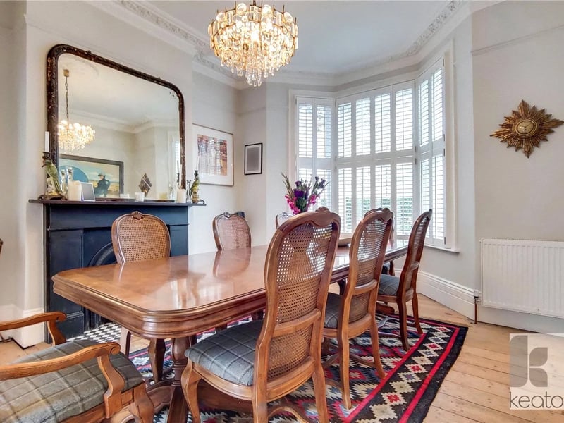 The dining area on the ground floor