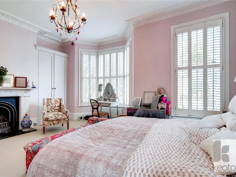 The main bedroom on the first floor