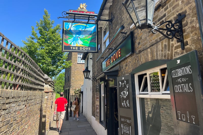 The Dove, in Hammersmith, has cosy interiors but, more importantly, a terrace right on the river (at high tide you can sometimes touch it). It has also been in the Guinness Book of World Records for having the smallest bar room in the world. But don’t worry, there’s plenty of space for all.